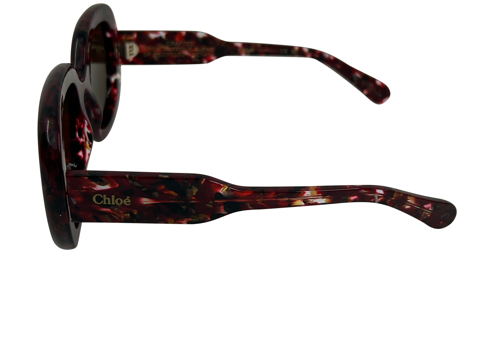 Chloe Gafas de Sol, 110&euro;, Accesorios, Rojo, Tafetán - Acetato, Vista inferior